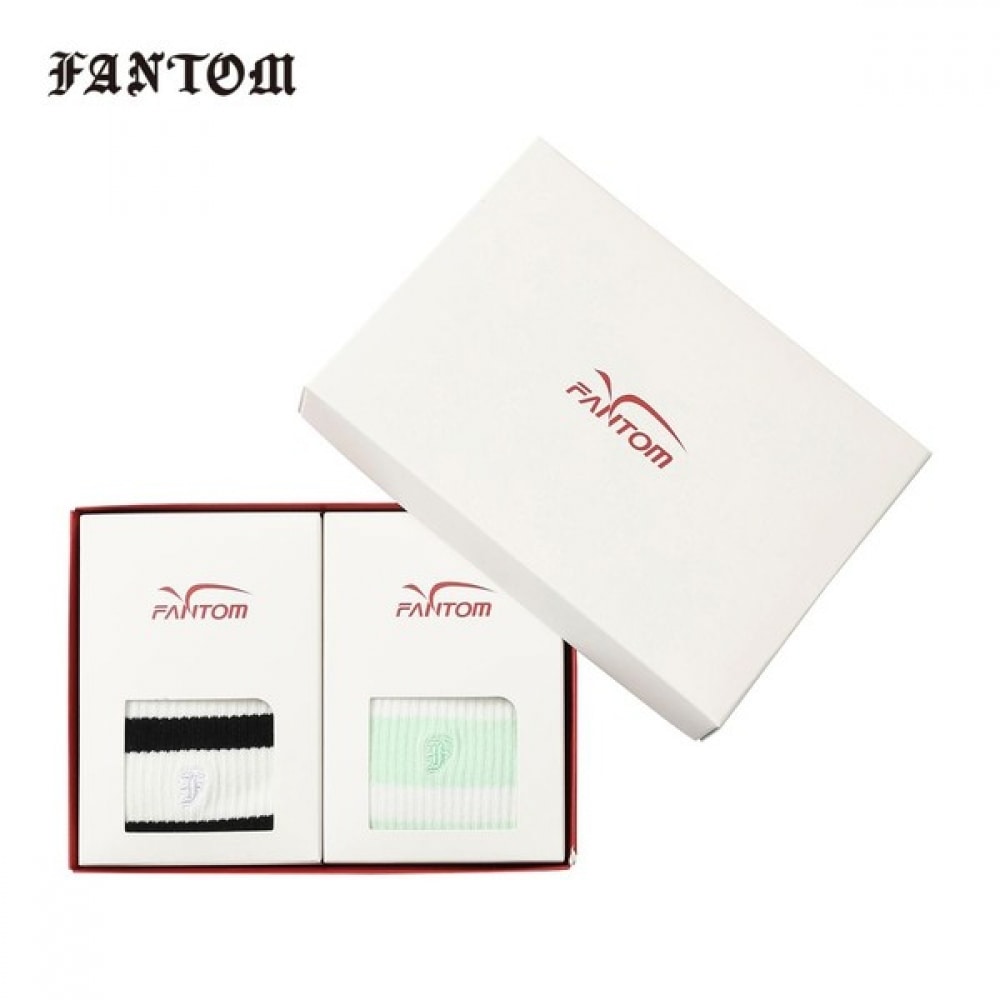 [Phantom] 女性用リブ編みミッドネックソックスセット