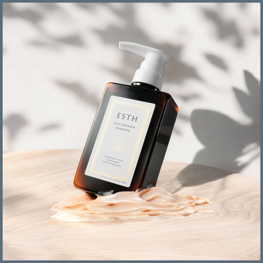 ESTH クレイ ヘッドスパ シャンプー 380g約１カ月分 [ クリームシャンプー コンディショナー トリートメント ]