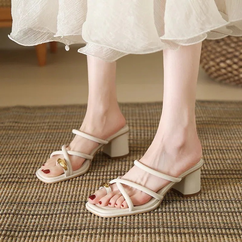 黒 通勤 フォーマル チャンキーヒール サンダル パーティー 婦人靴 大人 結婚式 6cm 白 ブラック ミュール レディース つっかけ 美脚 セレモニー グリーン 卒業式 痛くない 歩きやすい スト