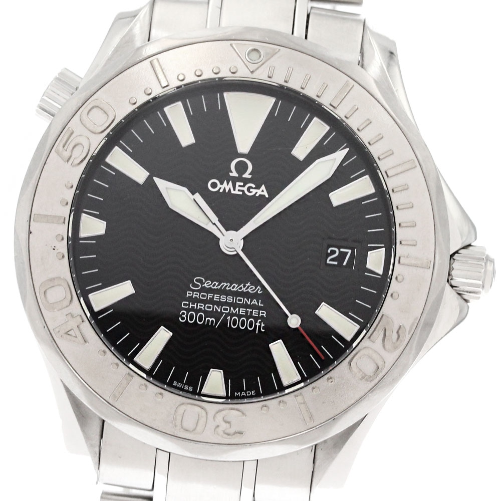 オメガ OMEGA 2230.50 シーマスター300 WGベゼル デイト 自動巻き メンズ _872084【中古】