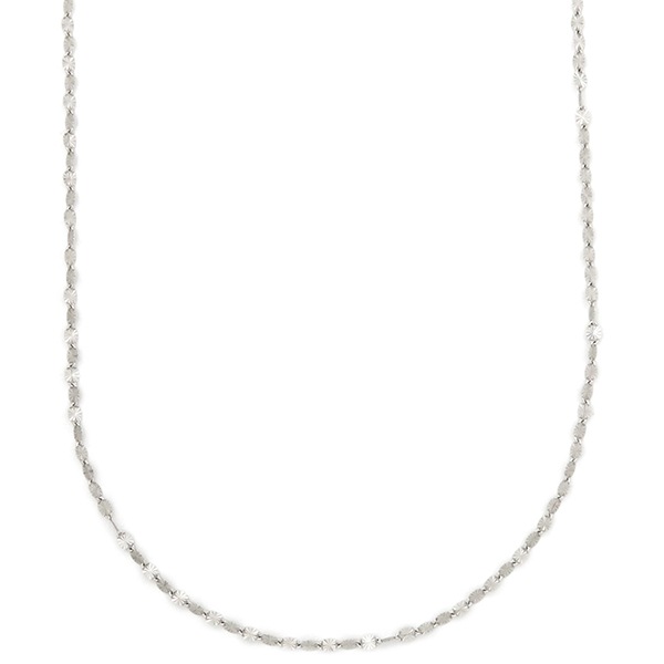 ネックレス デザイン ネックレス K18WG ホワイトゴールド【中古】
