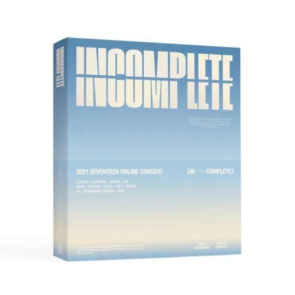 Qoo10] SEVENTEEN INCOMPLETE : DVD・Blu-ray