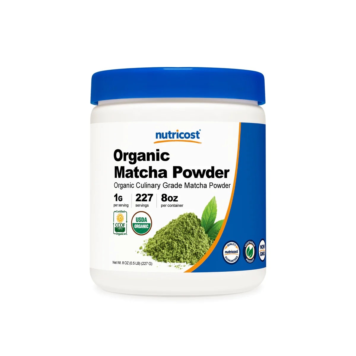 [USA] Nutricost ニュートリコスト有機抹茶パウダー抹茶(料理用グレード)8オンス