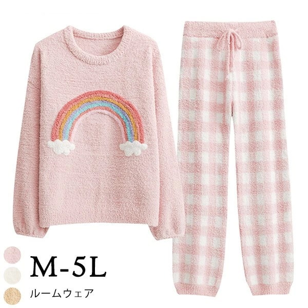 ルームウェア もこもこ モコモコパジャマ パジャマ 冬 長袖 上下セット 寝巻き 部屋着 暖かい あったか 着ぐるみ モコモコ 大人用 ふわふわ 動物 レディース 女性用 ガウン かわいい 可愛い ギ 5,143円