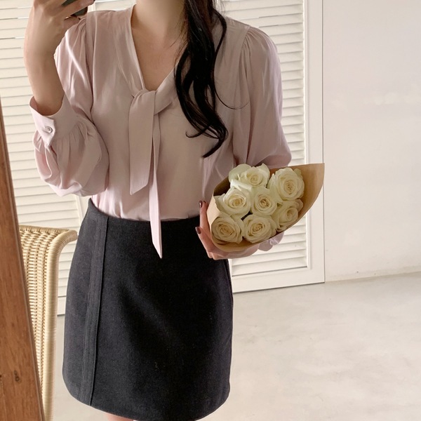 ボウタイブラウス bs8033