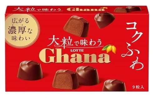 大粒で味わうガーナ 9粒×10個