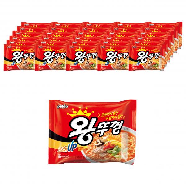ワンキャップ袋麺 130g 왕뚜껑 봉지면 130g