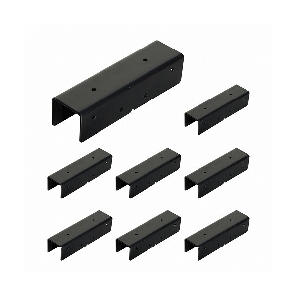 住まいスタイル ラティスフェンス用ストレート連結用金具(8個) ブラック S-LVST15-8P メーカー直送