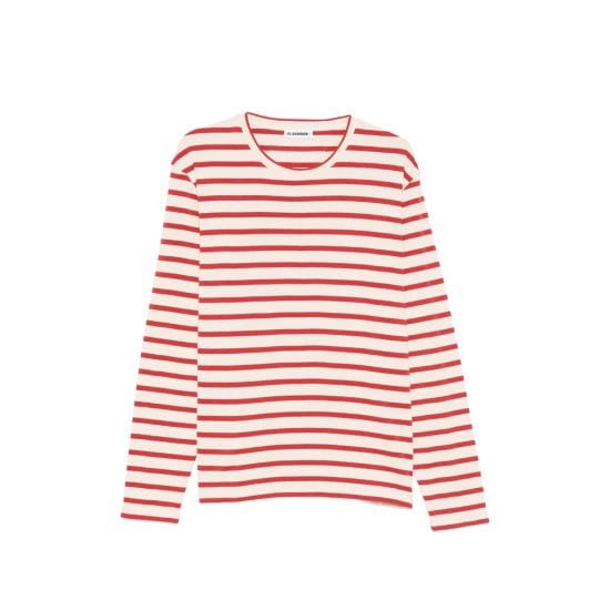 JIL SANDER Men Tops J46497 J47NH0002 649 NEUTRALS RED