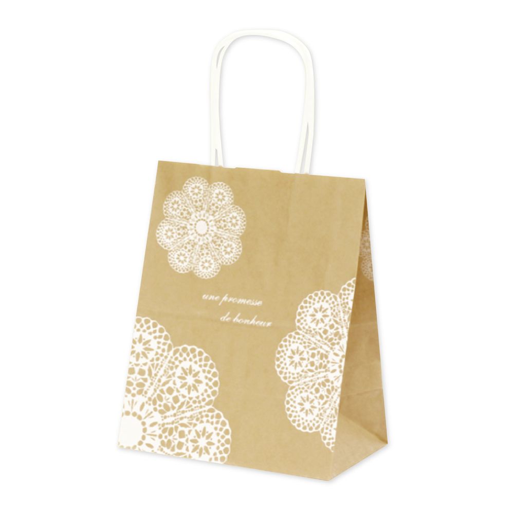 （まとめ買い）ササガワ 手提げ袋 レースィ 幅200xマチ120x高さ250mm 25枚入 50-5412 [x3]