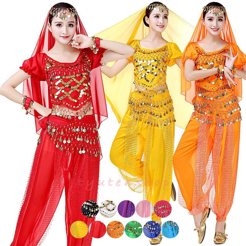 【メガ割 】ラッキーバッグ 舞台衣装ラテンダンスインドベリーダンス衣装セット レースドレスレディースラテンドレス演出用ベリーダン化粧ポーチ-大容量