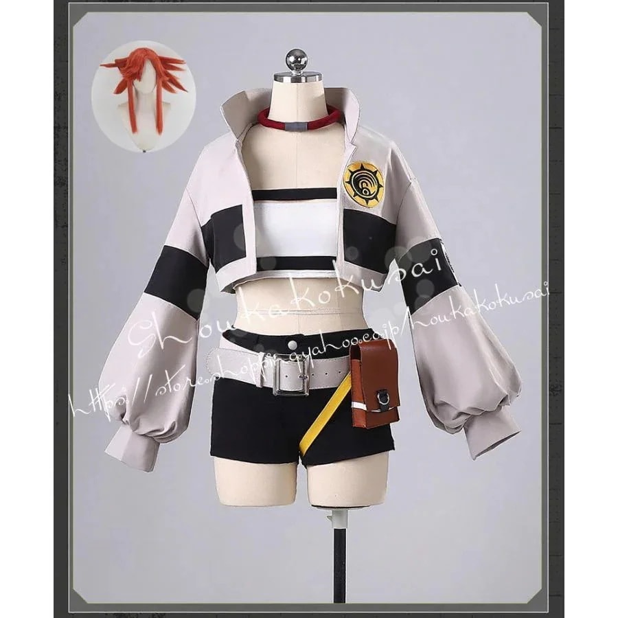 2026 新品 G ガチアクタ リヨウ リーパ RiyoReaper 刺繍タイプ コスプレ衣装 イベント コスチューム 変装 活動 仮装 学園 祭 撮影 祭り クリスマス ハロウィン