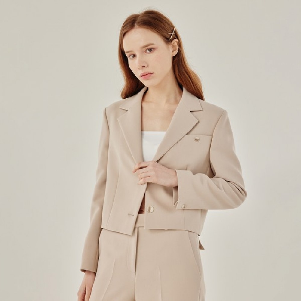 (リアーナニューヨーク) テーラードクロップジャケット RRAWJK050