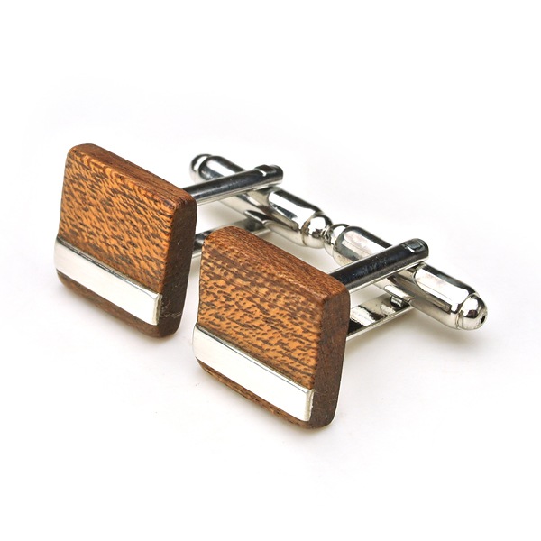 DESIGN Cuffs I 木製カフスI 木製品 革製品 日本製 ハンドメイド 職人