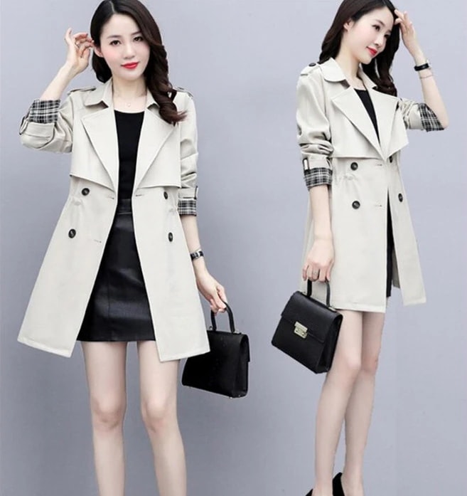 トレンチコート レディース チェスター ロング 通勤 スプリングコート 春 秋 アウター 体型カバー