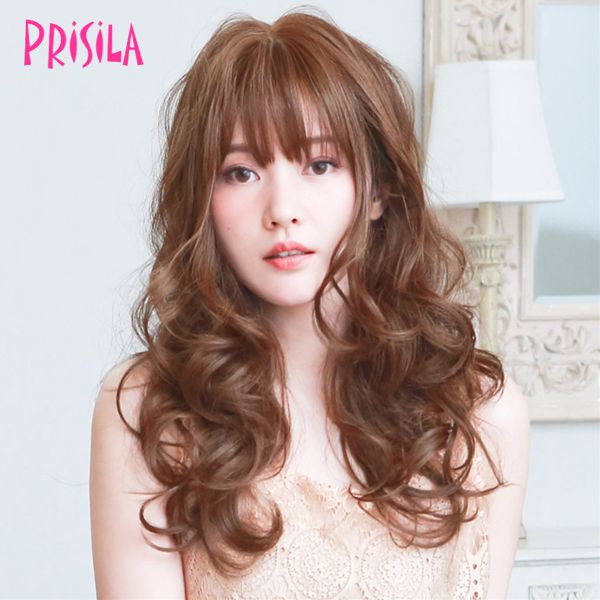プリシラ オールウィッグメープルカールロングA-700耐熱 (送料無料) PRISILA フルウィッ