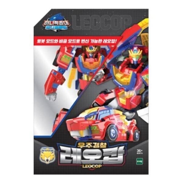 ミニ特攻隊/アニマルトロン/宇宙警察/レオカップ/車モード/変身ロボット/合体ロボット/正品/新型