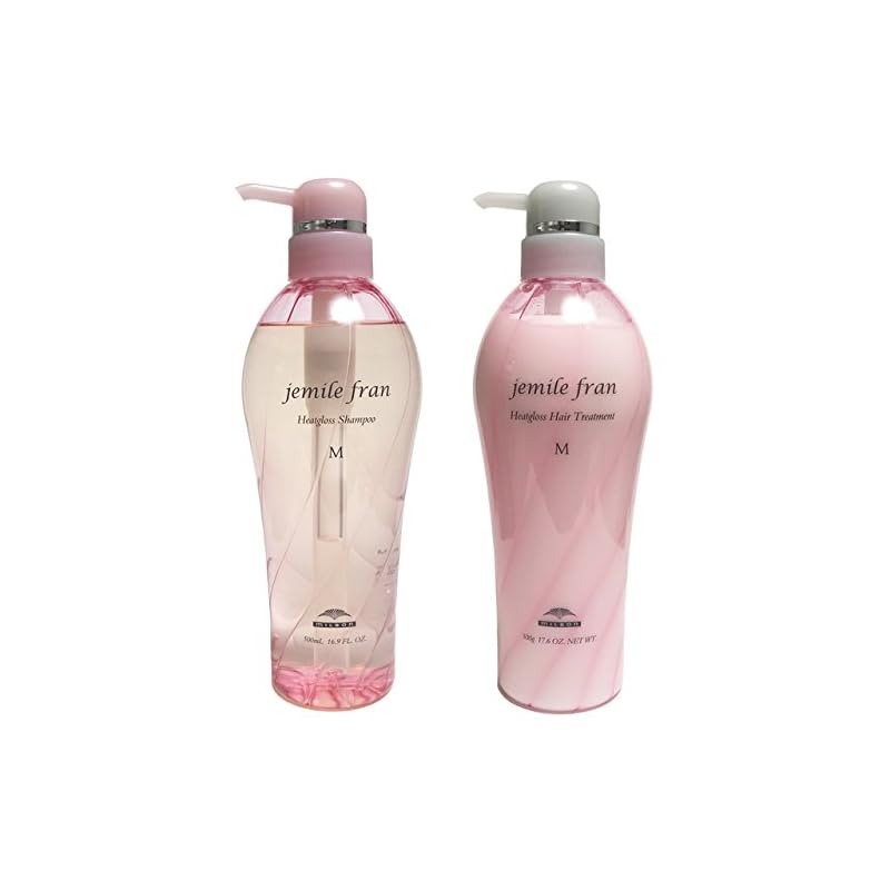 ミルボン ジェミールフラン ヒートグロス M シャンプー500ml トリートメント500g セット【jemile fran】