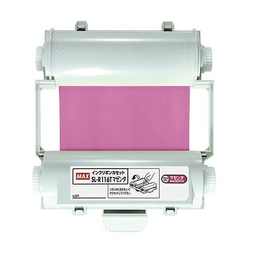 ビーポップ100タイプ プロセスカラー印刷インクリボン マゼンタ SL-R116T