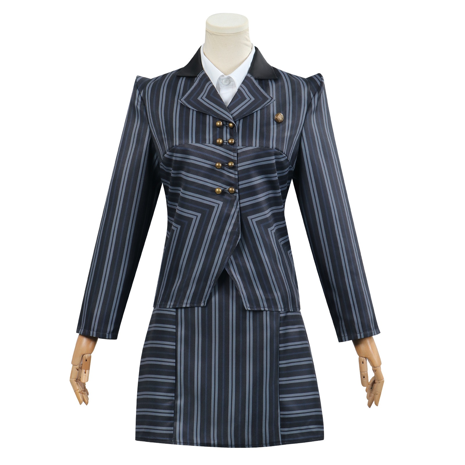 【人気爆売れ】魔法悪い魔女cos コスプレ コスチュームエバストライプ洋服コスプレアニメいしょう