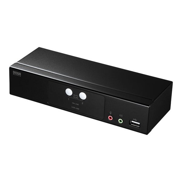 HDMI対応パソコン自動切替器 2:1 SW-KVM2HHC