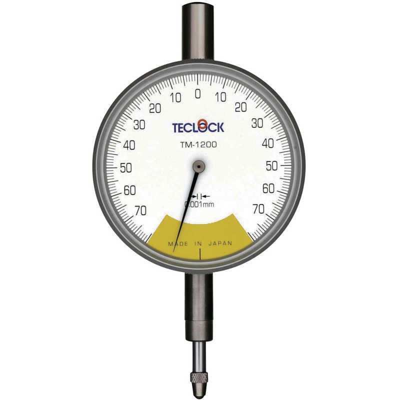 テクロック　テクロック 1回転未満精密ダイヤルゲージ　TM-1200
