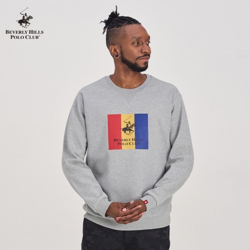 (ビバリーヒルズポロクラブ) トリプルエッジカラースウェットシャツ
