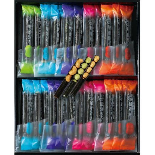 海苔菓子 風雅巻き詰合せ 5種類27本入(FC-9)