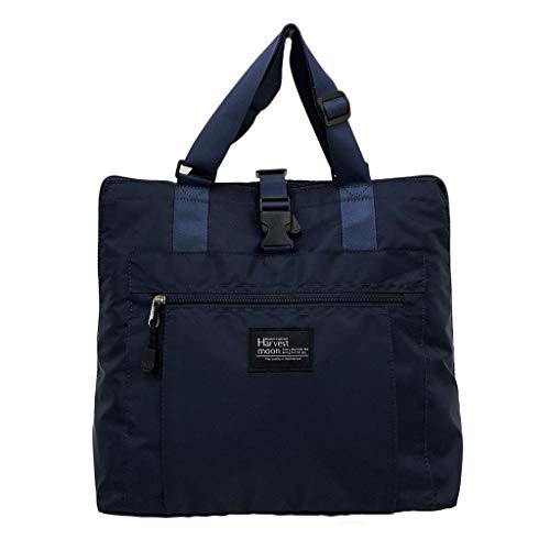 HARVEST MOON(ハーベストムーン) [リュック＆トートタイプ エコバッグ 軽量 保冷 キャリーオン 大容量 おしゃれ かわいい] 3490 ネイビー