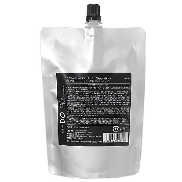 デミ ドゥ スカルプエッセンス ブラックロジスト レフィル 200ml
