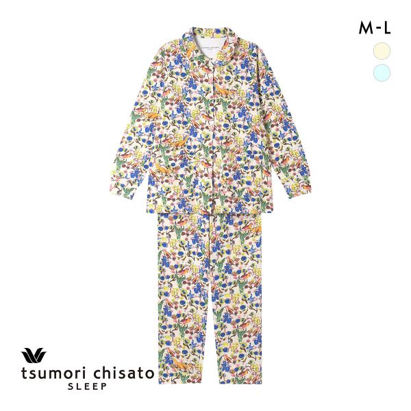 ワコール ツモリチサト ワンダーフォレスト パジャマ 長袖 ルームウェア 上下セット 綿100％ W