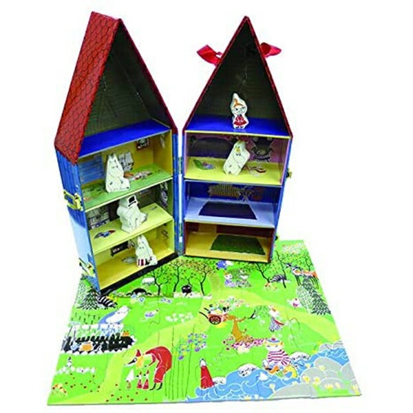 MOOMIN ムーミンハウス 木製人形セット(パズル付) BBT990037 フィギュア/人形/おもちゃ/置物/インテリア/BaRbo Toys(バルボトイ)/ムーミンパパ/ムーミンママ/スノークのお