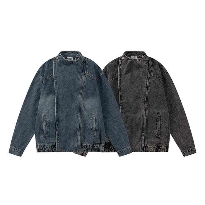 すぐに発送可能 コスパ最高ハイネック デニムジャケット メンズ 春秋 アウター 韓国 原宿 ストリート 高校生 中学生 通学 通勤 10代 20代 ファッション オシャレ 17531 価格が下がった