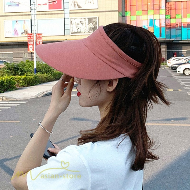 サンバイザー 帽子 レディース きれいめ 情熱セール 無地 夏物 女性 日焼け防止 サマー 韓国風 Uvカット
