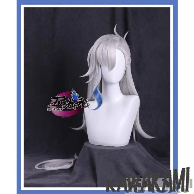 三分妄想　原神　コスプレ　ヌヴィレット　ウィッグ