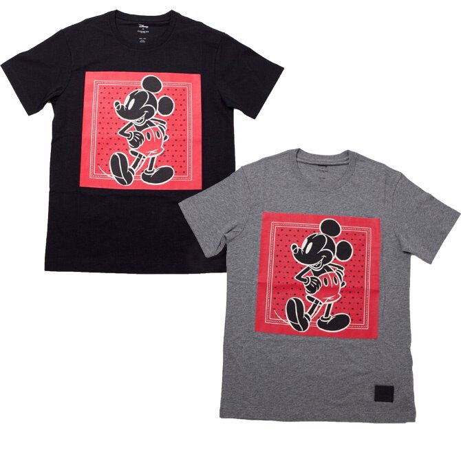 小物 ディズニー コラボ ミッキーマウス バンダナ柄 Tシャツ XS f59902 ラッピング不可