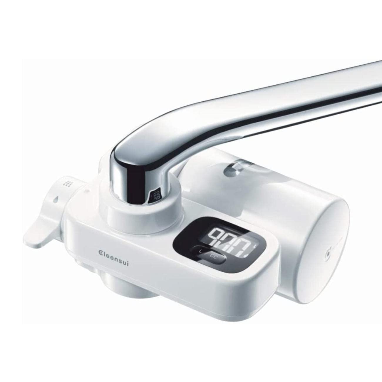 クリンスイ 浄水器 蛇口直結型 【メーカー純正品 日本製】 CSPシリーズ 液晶機能付き カートリッジ1個付き CSP911-WT PFOS/PFOA 有機フッ素化合物 除去