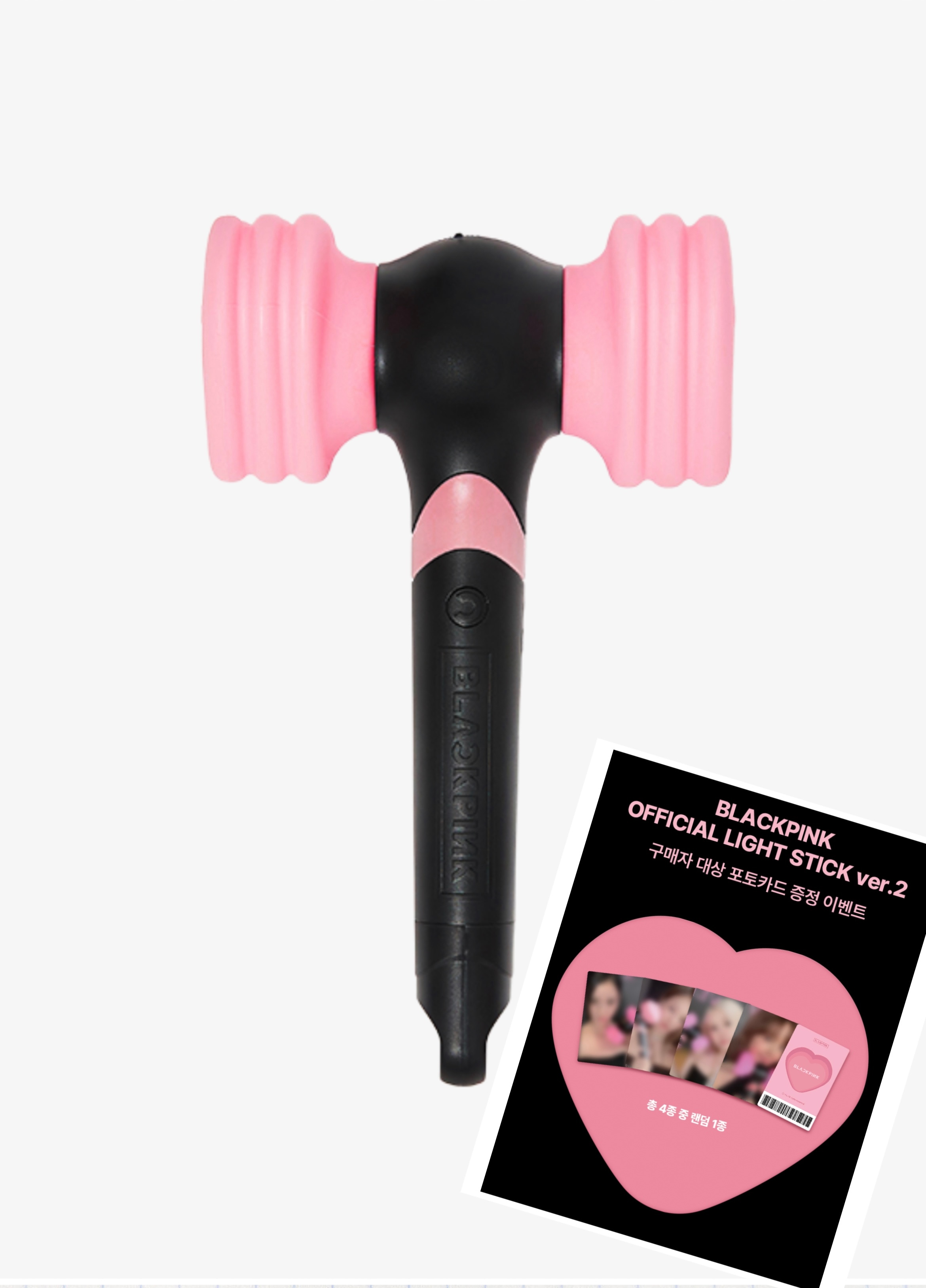 BLACKPINK 公式　ペンライト ver.2 限定版　ブルピン　グッズ 楽天市場】BLACKPINK - OFFICIAL LIGHT STICK ver.2 ブラック