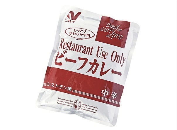【送料無料】ニチレイフーズ レストランユース ビーフカレー中辛 200g30食