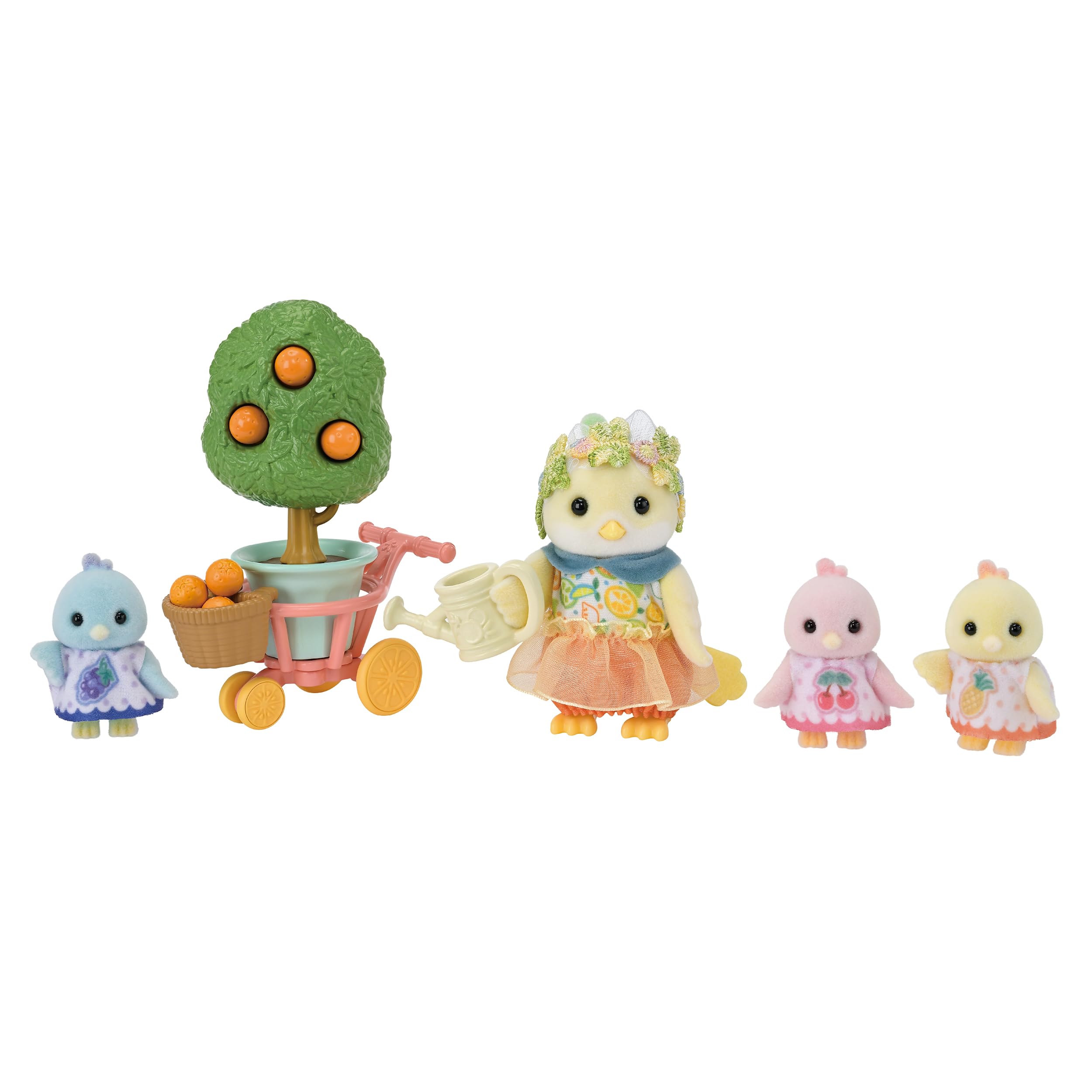 シルバニアファミリー 人形 【 シトラスバードファミリー 】 FS-62 STマーク認証 3歳以上 おもちゃ ドールハウス Sylvanian Families エポック社 EPOCH