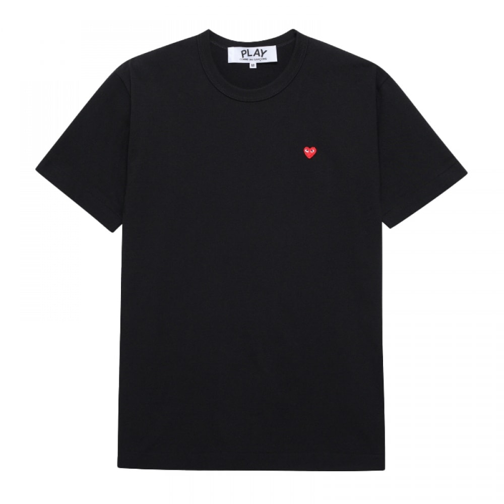 コム・デ・ギャルソン PLAY スモール レッド ハート 半袖Tシャツ AX-T304-051