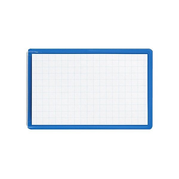 （まとめ買い）ソフト名札 イタメンクリップ 安全ピン/クリップ両用型 横 青 ソフト ナフ-40B [x50]