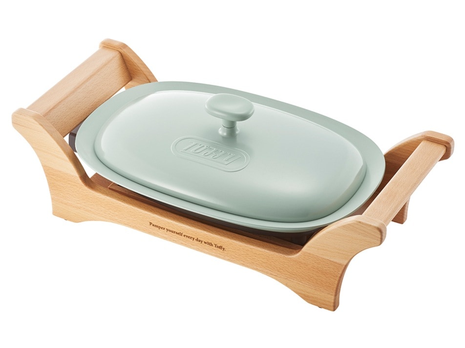 Toffy オーバルグリルプレート K-GP1-PA [ペールアクア] ホットプレート