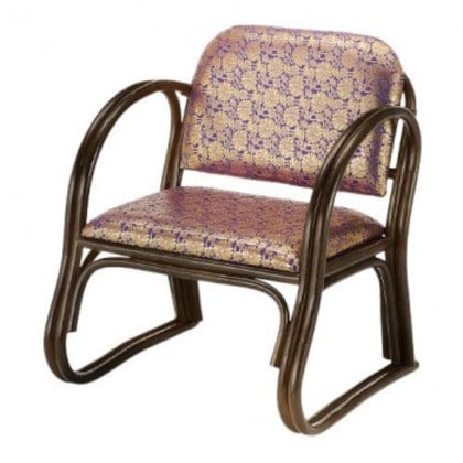 今枝商店 Romantic Rattan 籐金襴 思いやり座椅子 ハイタイプ S131B