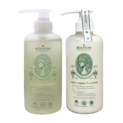 【女性頭皮ケア】アルファエルゲン シャンプー+トリートメント 各500ml 頭皮＆毛髪ケア 韓国コスメ セット 弱酸性