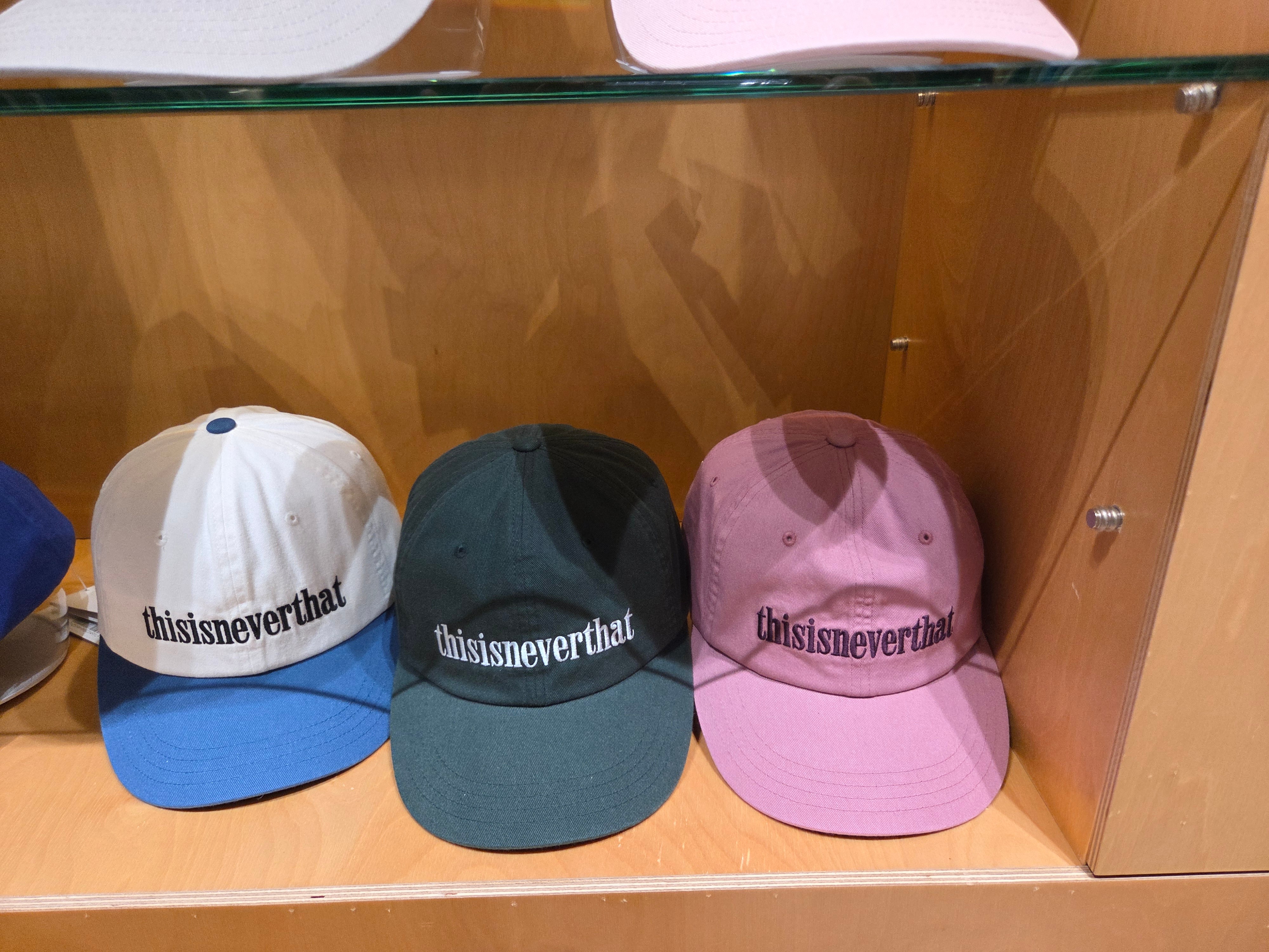 【THISISNEVERTHAT】 25FW ONYX CAP : 4COLORS