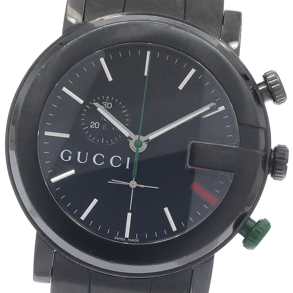 グッチ GUCCI 101M/YA101331 Gクロノ スモールセコンド クォーツ メンズ _949173【中古】