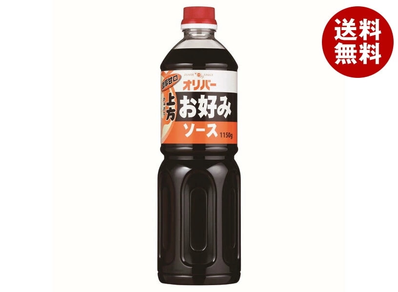 オリバーソース 上方お好みソース 1150g×12本入×(2ケース)