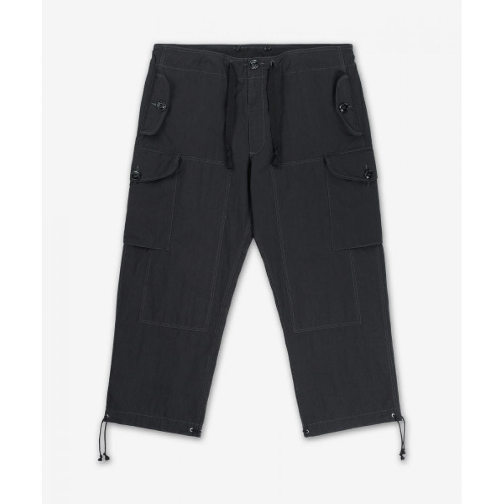 メゾンマルジェラストリングカーゴパンツ-ブラック/S50KA0670M35289900