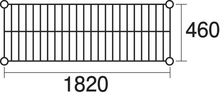 本間冬治工業 430弁慶シェルフ 棚 奥行460x幅1820mm 430-460-1820